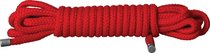 Красная веревка для связывания Japanese Rope - 5 м., цвет красный - Shots Media