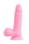 Розовый фаллоимитатор Scot - 20 см., цвет розовый - Toyfa