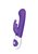 Фиолетовый стимулятор G-точки с клиторальным отростком The G-spot Rabbit - 22 см, цвет фиолетовый - The Rabbit Company