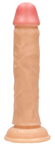 Телесный реалистичный фаллоимитатор Realistic Cock 9" - 23,5 см., цвет телесный - Shots Media