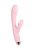 Розовый вибромассажер MERYL со стимулятором клитора - 22,5 см., цвет розовый - Eromantica