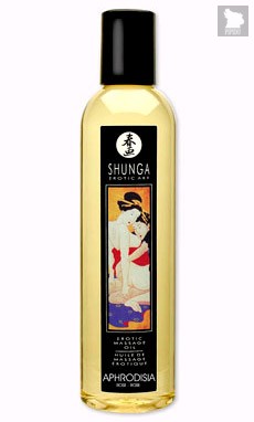 Массажное масло с ароматом розы Aphrodisia - 250 мл - Shunga Erotic Art