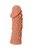 Насадка фаллического вида с венками и шишечками Extreme Sleeve 006 S-size - 12,7 см, цвет телесный - Kokos