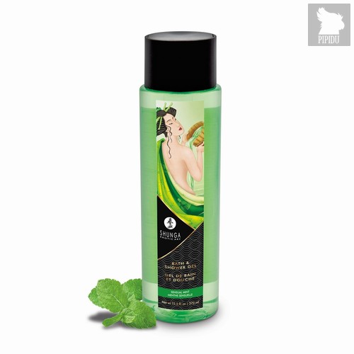 Гель для душа Sensual Mint с ароматом мяты - 370 мл. - Shunga Erotic Art