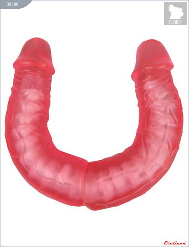 Розовый фаллоимитатор с хребтом - 36 см - Eroticon