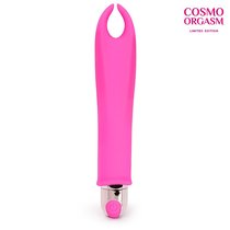 Розовый мини-вибратор для стимуляции эрогенных зон - 15,5 см., цвет розовый - Bior toys