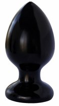 Черная анальная пробка MAGNUM 8 - 11,5 см., цвет черный - Lovetoy (А-Полимер)