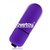 Фиолетовая вибропуля X-Basic Bullet Mini 10 speeds - 5,9 см., цвет фиолетовый - LoveToy