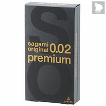 **SAGAMI Original 002 Premium - 4шт Полиуретановые презервативы 0,017 мм - Sagami