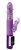 Фиолетовый вибратор-ротатор Always Happy - 24 см., цвет фиолетовый - Bioritm