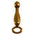 Золотистый фаллоимитатор с крупной головкой для массажа G-точки - 18 см, цвет золотой - Pipedream