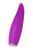 Фиолетовый клиторальный стимулятор с ресничками JOS ALICIA - 15,5 см., цвет фиолетовый - Jos