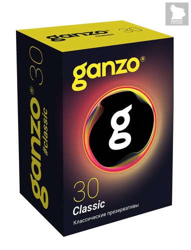 Классические презервативы с обильной смазкой Ganzo Classic - 30 шт. - Ganzo