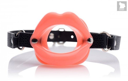 Кляп в форме губ Sissy Mouth Gag, цвет розовый - XR Brands