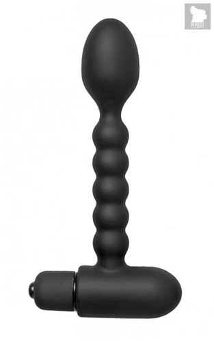 Стимулятор простаты с вибрацией Sojourn Plus - 12,7 см, цвет черный - XR Brands