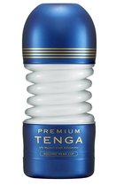 Мастурбатор TENGA Premium Rolling Head Cup, цвет синий - Tenga