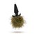 Силиконовая анальная пробка с дымчатым заячьим хвостом Fur Pom Pom - 12,7 см, цвет зеленый - Blush Novelties