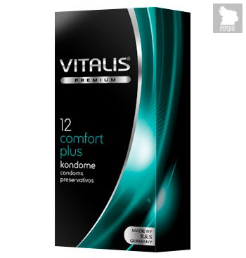 Презервативы VITALIS Comfort plus анатомической формы, 12 шт. - VITALIS