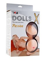Надувная секс-кукла с реалистичными вставками - Toyfa