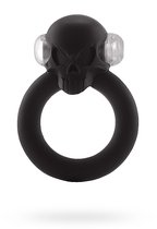 Виброкольцо Shadow Skull Cockring Black SH-SLI163BLK, цвет черный - Shots Media