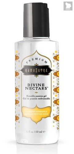 Гель-лубрикант на водной основе Divine Nectars Vanilla с ароматом ванили - 150 мл. - Kama Sutra