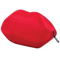 Красная микрофибровая подушка для любви Kiss Wedge, цвет красный - Liberator