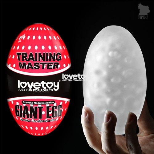 Мастурбатор-яйцо Giant Egg Stamina Nodules Edition, цвет прозрачный - LoveToy
