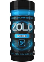 Мастурбатор Zolo Back Door Cup, цвет голубой - Zolo
