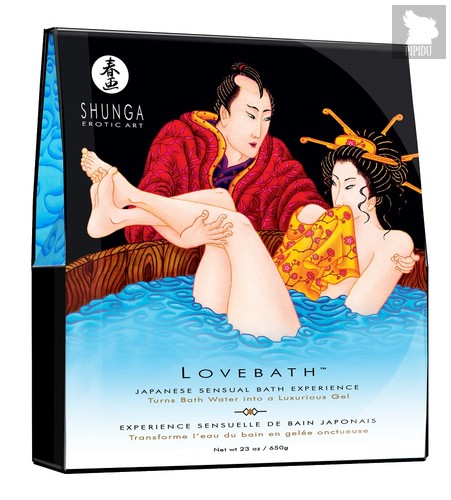 Соль для ванны Lovebath Ocean temptation, превращающая воду в гель - 650 гр. - Shunga Erotic Art