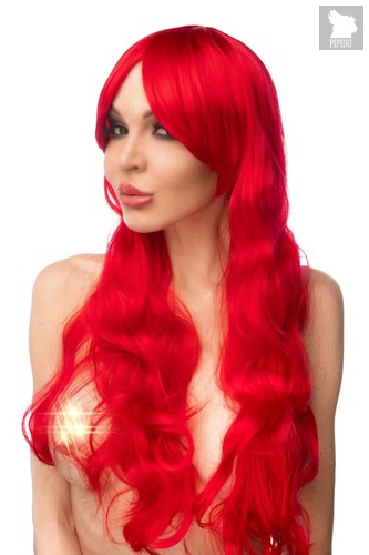Красный парик "Сэнго", цвет красный - МиФ