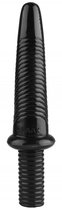 Черный анальный реалистичный стимулятор - 31 см., цвет черный - МиФ