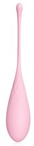 Розовый силиконовый вагинальный шарик со шнурком, цвет розовый - Bioritm