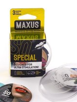 Презервативы точечно-ребристые MAXUS AIR Special №3 п/к 4289mx - maxus