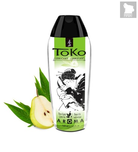 Интимный гель TOKO Pear & Exotic Green Tea с ароматом груши и зеленого чая - 165 мл - Shunga Erotic Art