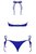 Женский купальник-бикини Costarica, цвет синий, XL - Obsessive