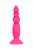 Розовая анальная втулка Hild - 11 см., цвет розовый - Toyfa