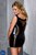 Платье Donata + трусики, цвет черный, 6XL-7XL - Passion