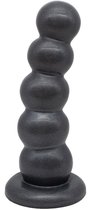 Черная насадка-плаг на харнесс PLATINUM 7 - 19,5 см., цвет черный - Lovetoy (А-Полимер)