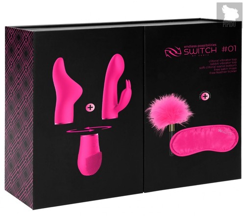 Розовый эротический набор Pleasure Kit №1, цвет розовый - Shots Media