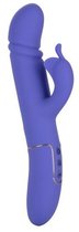 Фиолетовый вибратор-кролик Shameless Seducer - 25,5 см., цвет фиолетовый - California Exotic Novelties