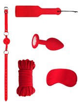 Красный игровой набор Introductory Bondage Kit №5, цвет красный - Shots Media