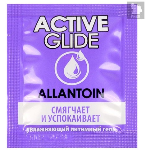 Лубрикант на водной основе Active Glide с аллантоином - 3 гр. - Bioritm