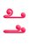 Вибромассажер для двойной стимуляции Snail Vibe, цвет розовый - Snail