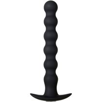 Черный анальный вибростимулятор-елочка Bottoms Up - 19,7 см., цвет черный - Evolved