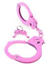 Наручники Fetish Fantasy Series - Designer Metal Handcuffs, цвет розовый - Pipedream
