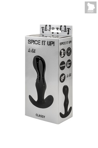 анальный стимулятор Classy - 11,5 см, цвет черный - Lola Toys