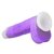 Фиолетовый вибратор-реалистик Encore 8 Inch Vibrating Dildo - 21,6 см., цвет фиолетовый - Blush Novelties