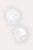 Соблазнительные круглые пэстис с пухом, цвет белый - Erolanta