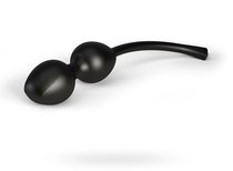 Вагинальные шарики на сцепке с миостимуляцией Jane Wonda, цвет черный - Mystim