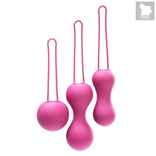 Набор розовых вагинальных шариков Je Joue Ami, цвет розовый - Je Joue